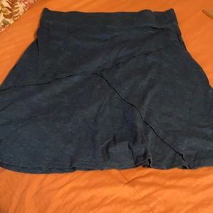 Toad&Co Blue Mini Skirt